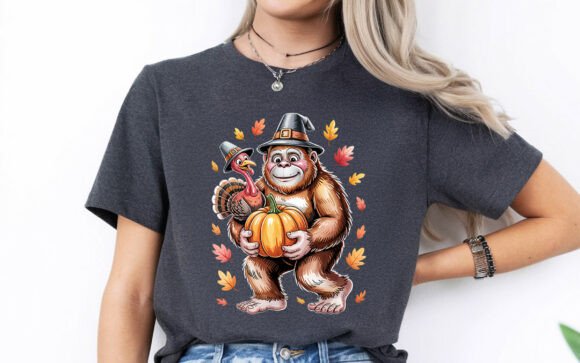 Bigfoot Turkey Thanksgiving Sasquatch
