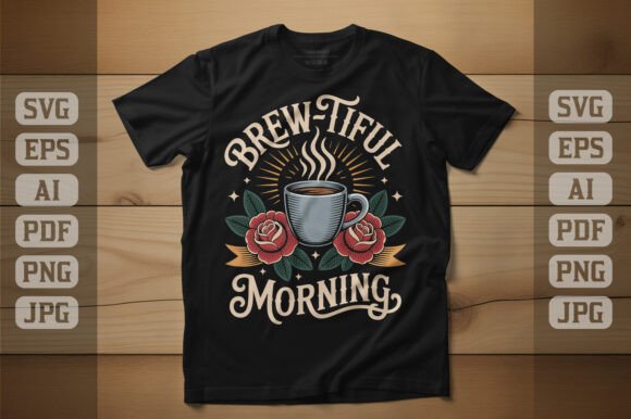 Brew-tiful Morning Coffee T-Shirt