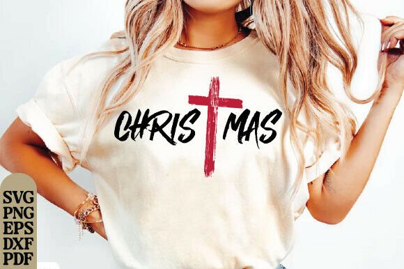 Christmas Cross Christmas Sublimation