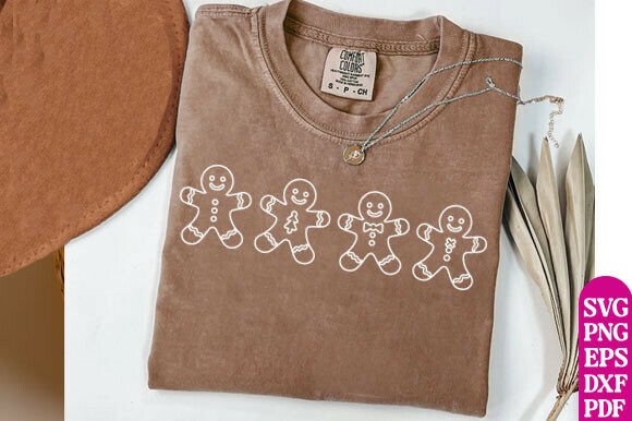Christmas Gingerbread Cookies Shirt PNG