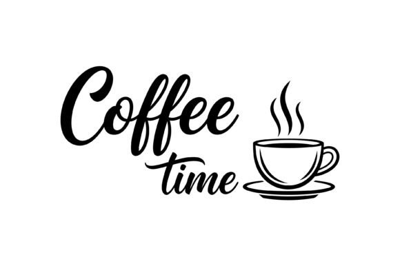 Coffee Time Minimal Typography Design