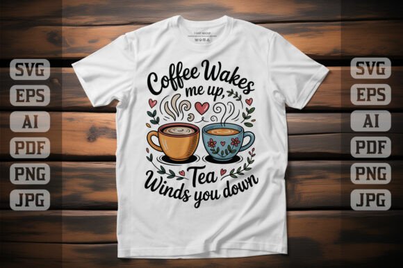Coffee Wakes Me Tea Winds Me Down