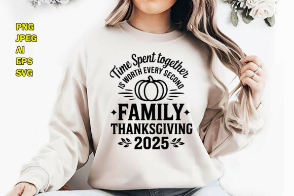 Family Thanksgiving 2025 T-Shirt Design