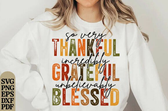 Grateful Thankful Blessed Png, Autumn
