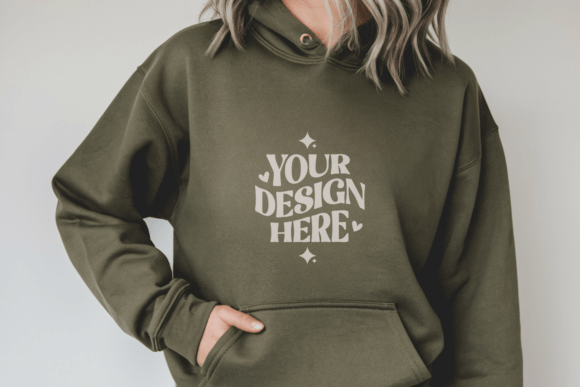 Military Gildan 18500 Hoodie Mockup Review