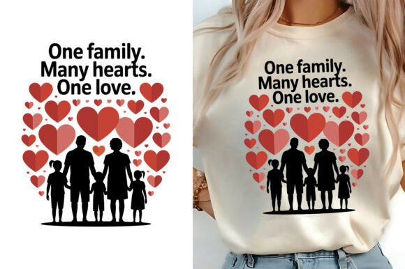 One Family Many Hearts One Love T-shirt