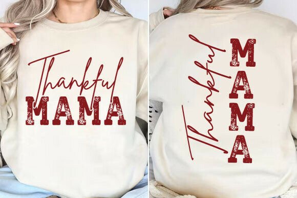 Thankful Mama Shirt, Fall Mama T-shirt